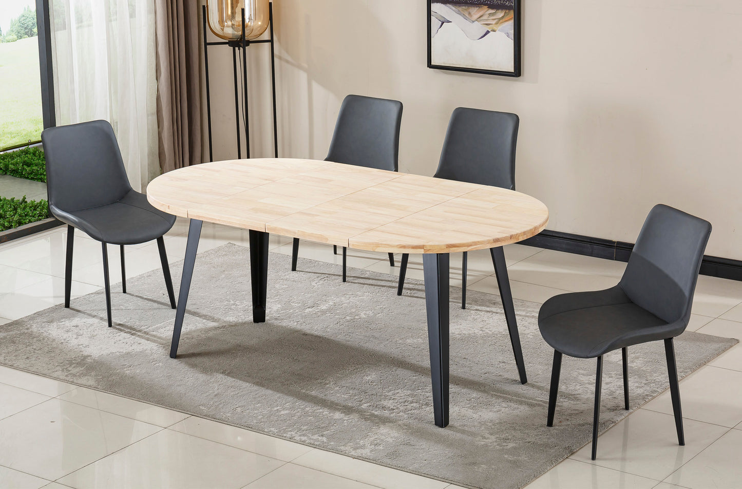 MESA COMEDOR REDONDA EXTENSIBLE BERG image 3