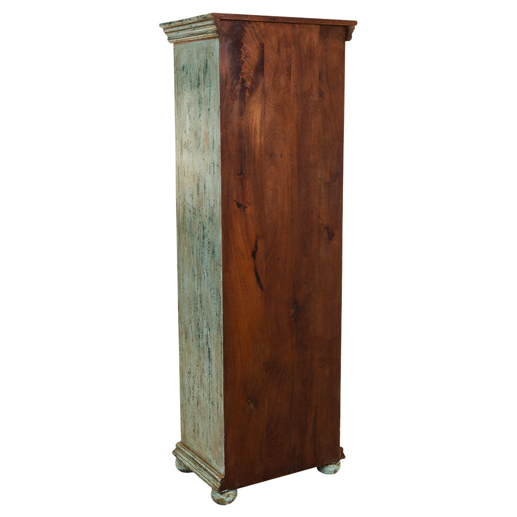 ARMARIO DALIAN VERDE AGUAMARINA ARTESANAL DE MADERA MACIZA image 4