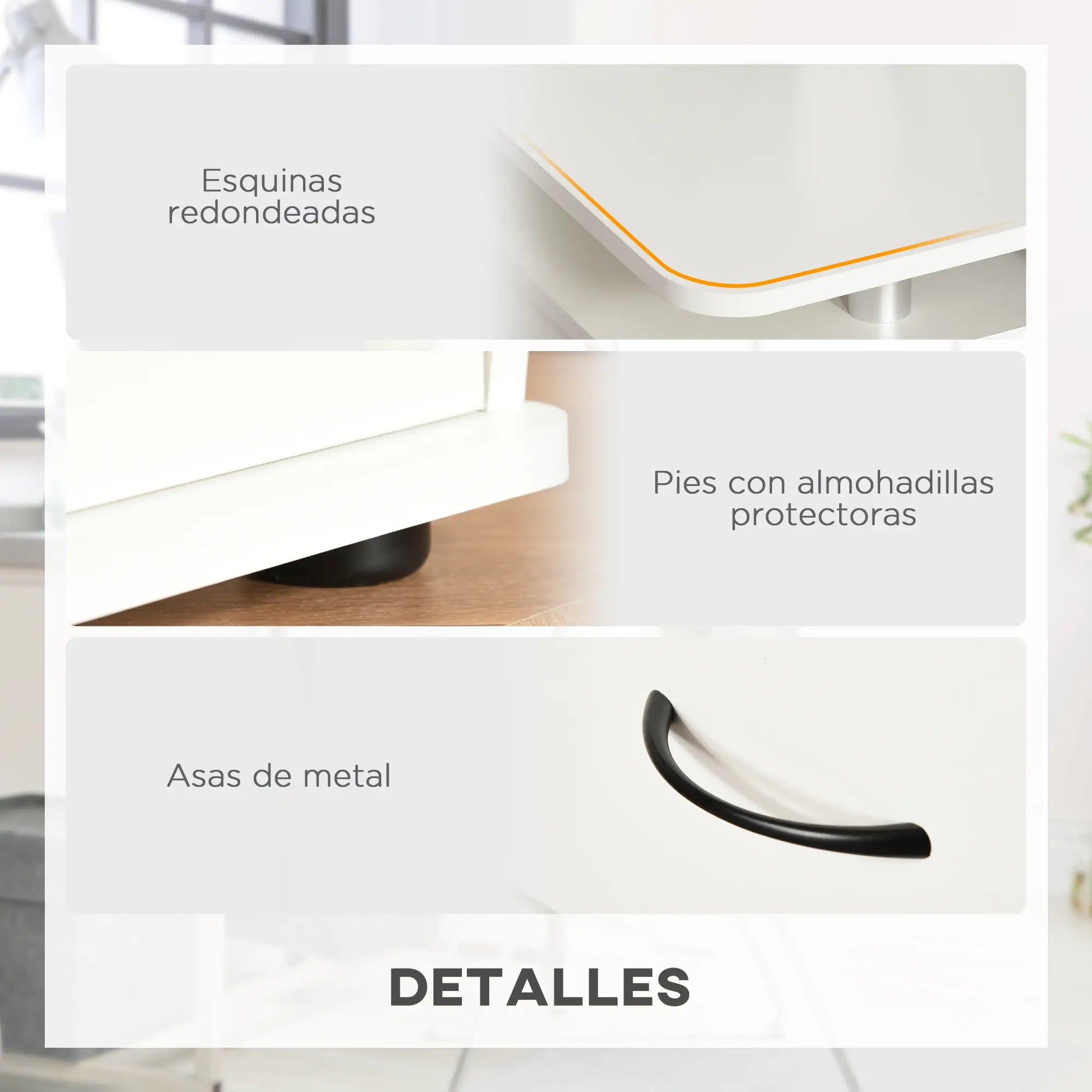 ESCRITORIO MULTIFUNCIÓN NOVA DESK CON ESTANTERÍAS Y CAJONES 120 CM image 9