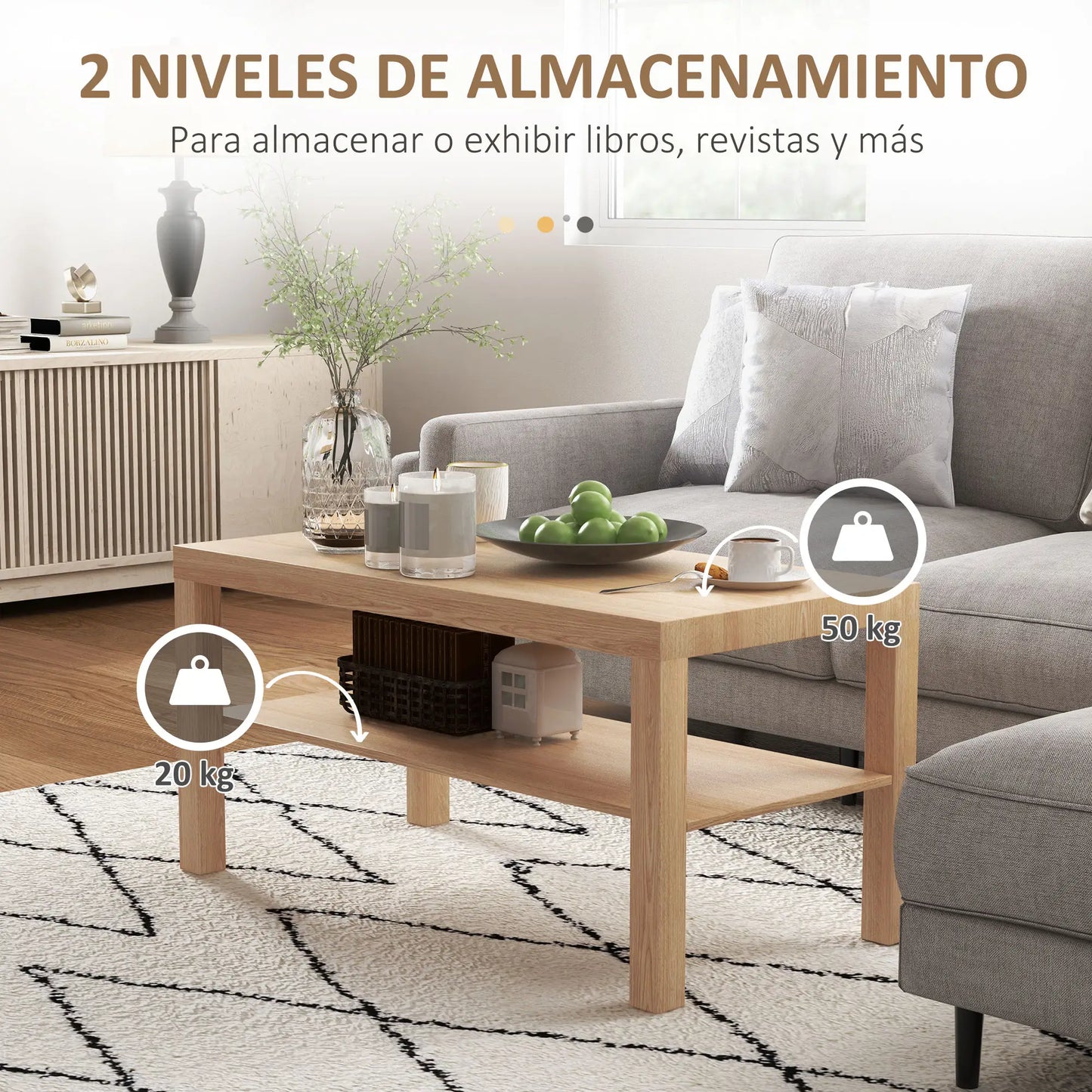 Mesa de Centro “NATURAL SIMPLE 90” image 6