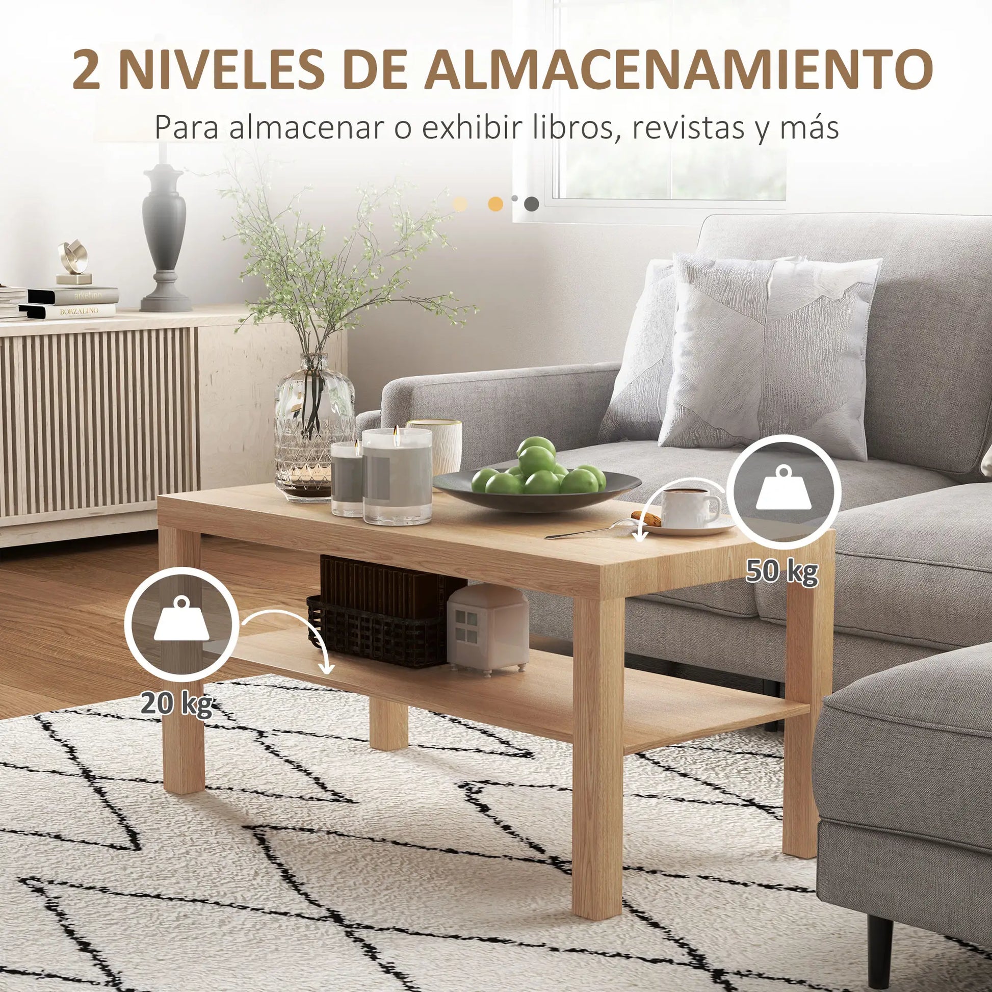 Mesa de Centro “NATURAL SIMPLE 90” image 6