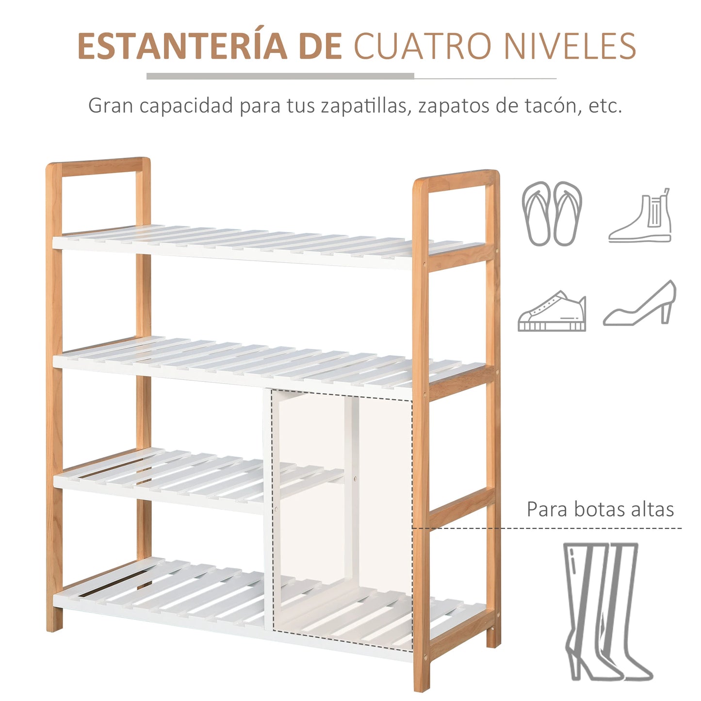 ZAPATERO MULTIUSO NÓRDICO PINO 4N image 6