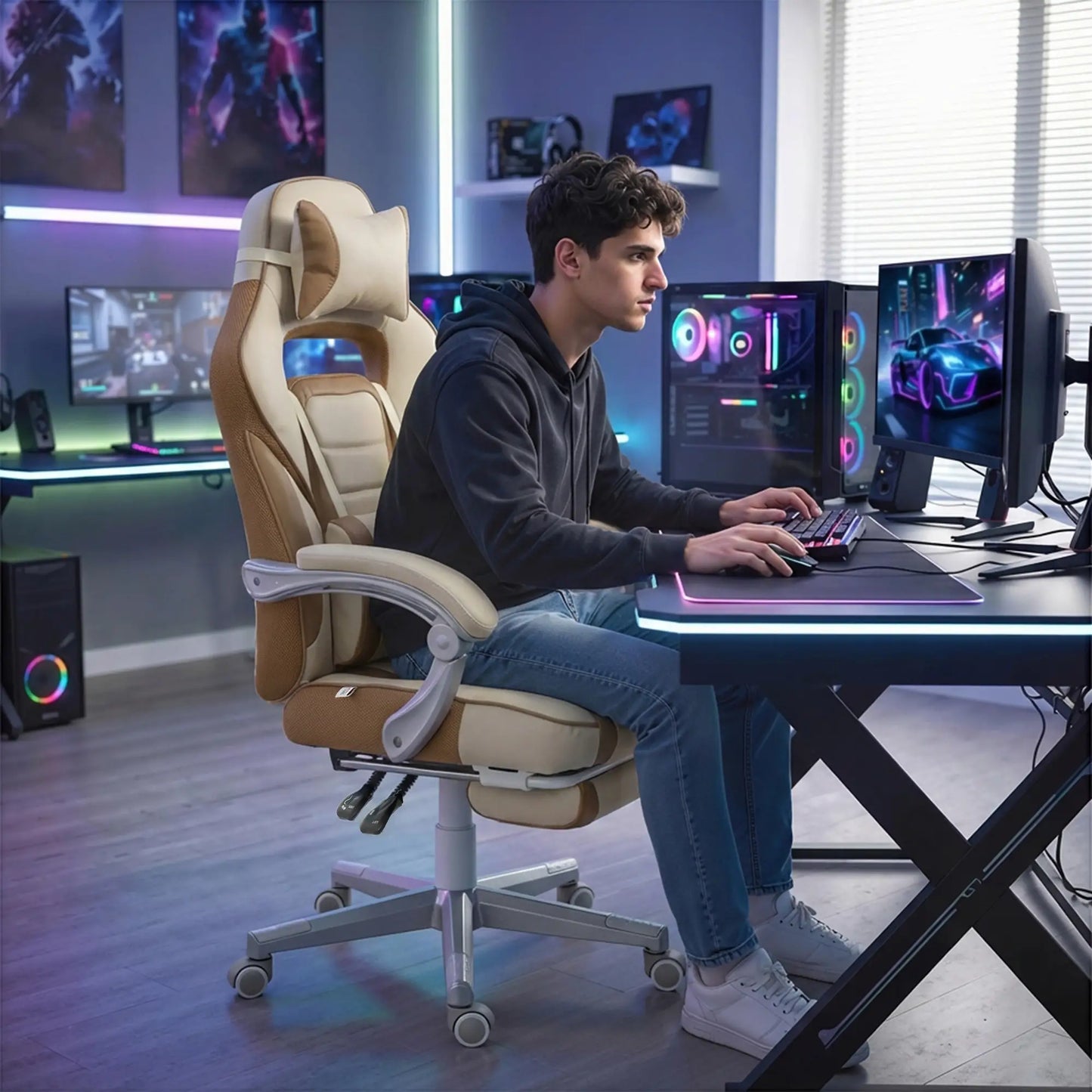 SILLA GAMING MODELO CREMA RELAX PRO image 9
