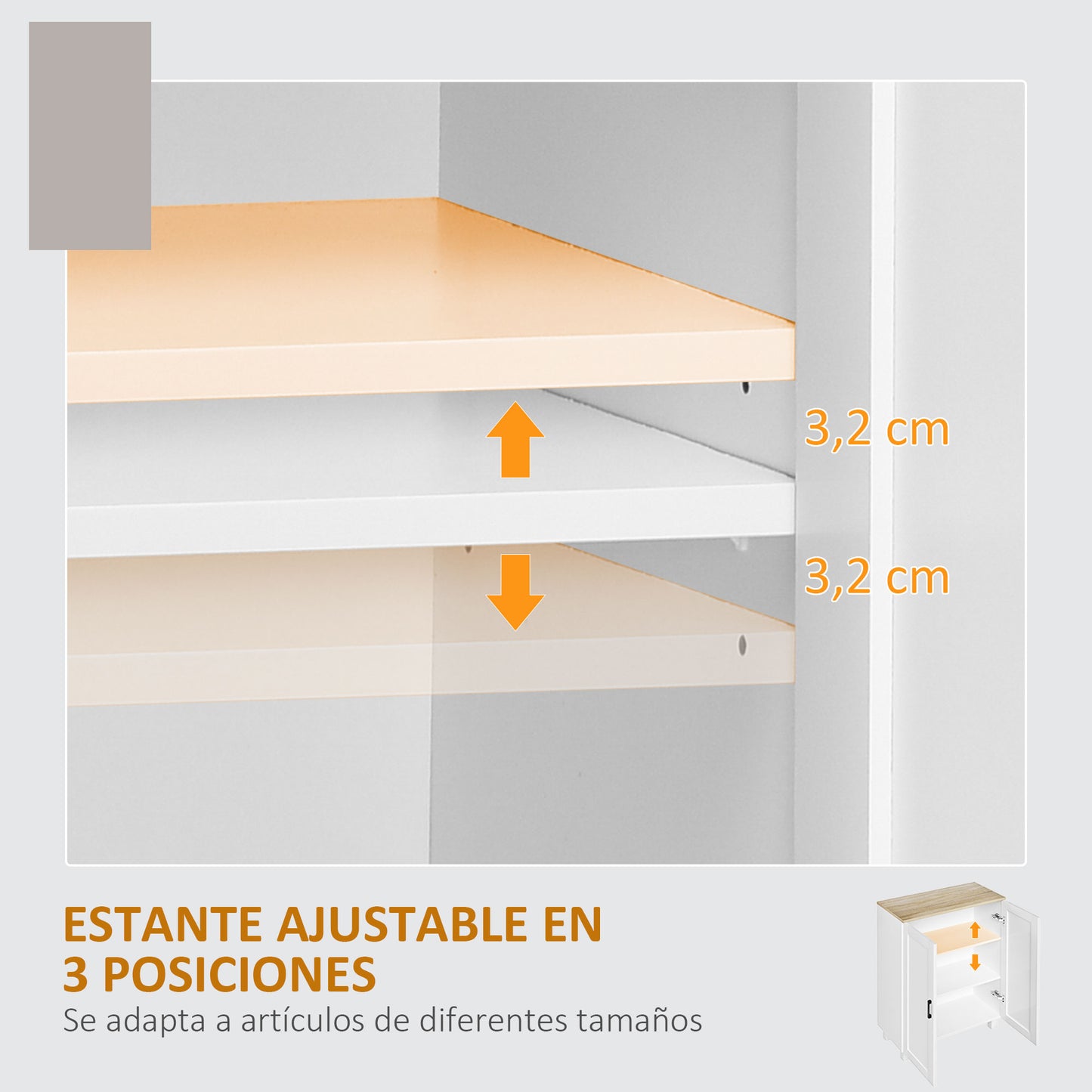 MUEBLE AUXILIAR NORDICLINE 2P image 9