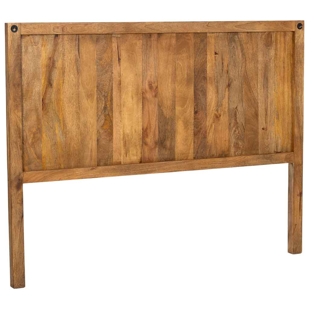 CABECERO DALIAN ARTESANAL MARRÓN DE MADERA MACIZA image 6
