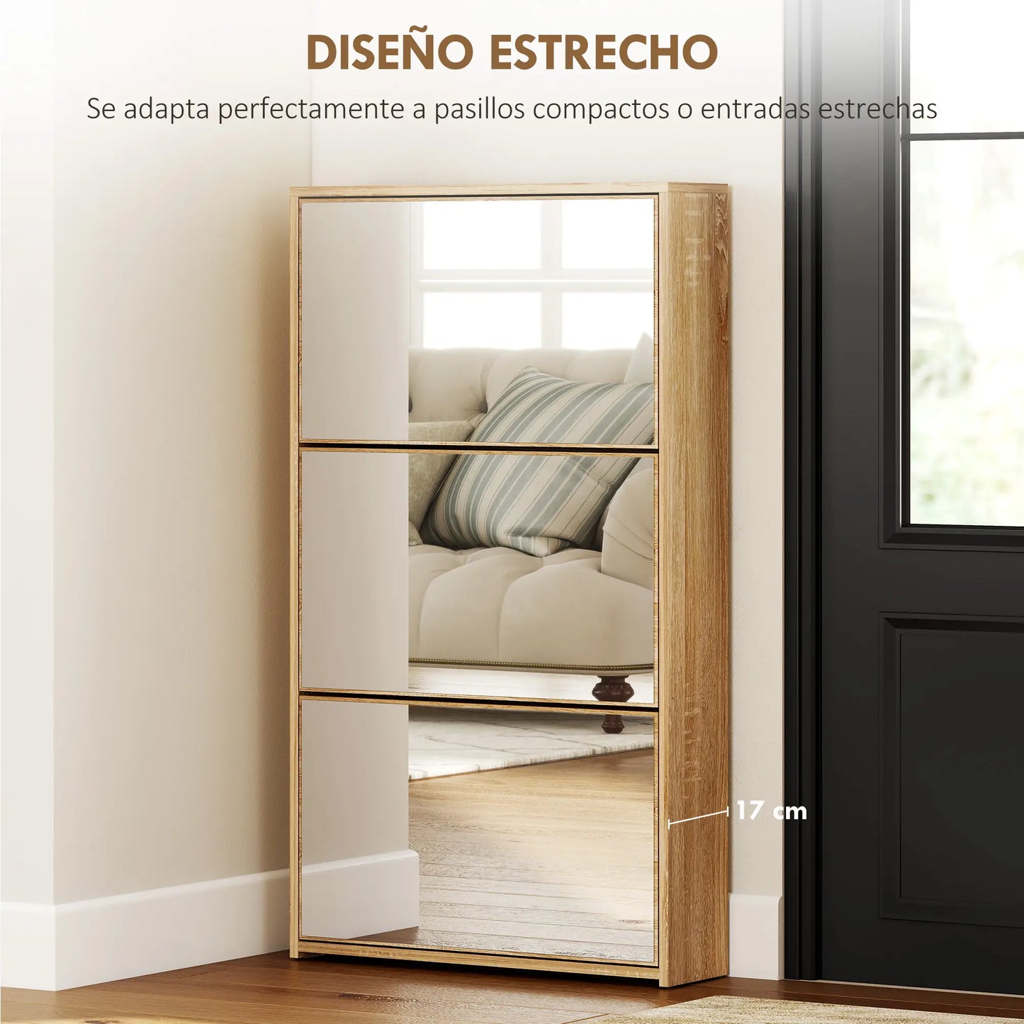 ZAPATERO ESTRECHO CON ESPEJO REFLECTHOME 3P image 3