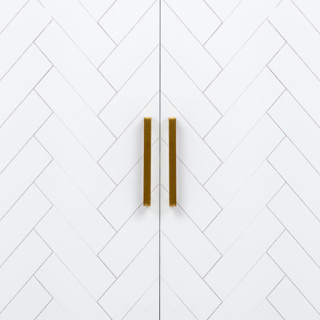 APARADOR MARTA DE MADERA Y METAL BLANCO 2 PUERTAS image 4