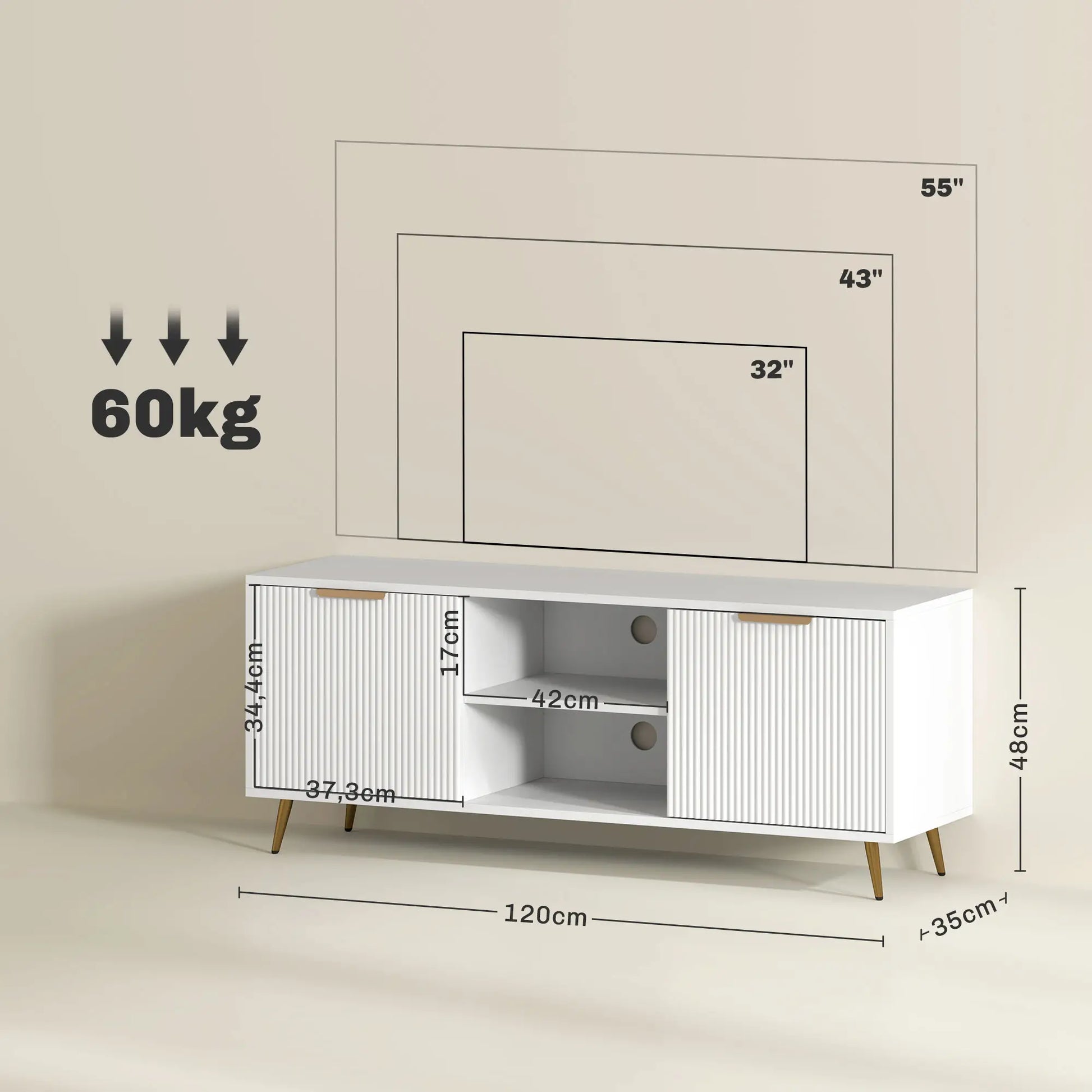 MUEBLE DE TV BLANCORAMA 120 image 5