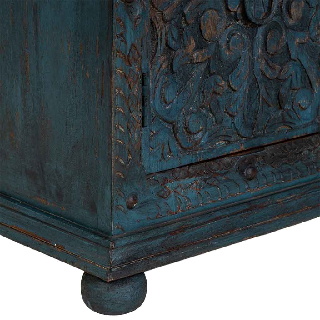 APARADOR DALIAN BLUE VINTAGE ARTESANAL image 4