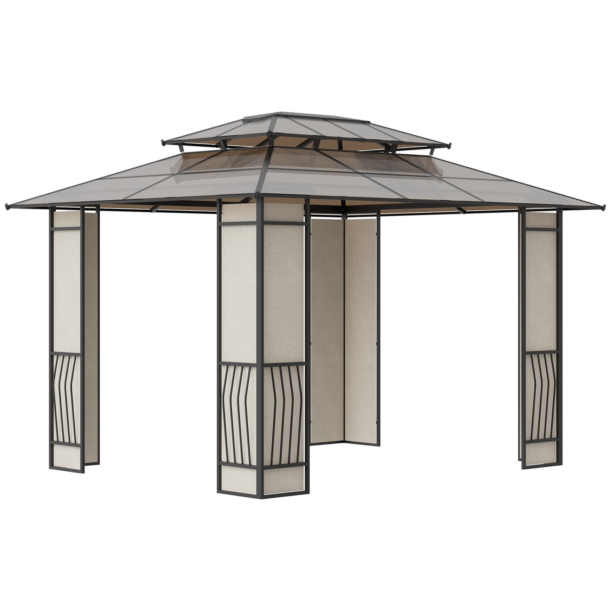 CENADOR DE JARDÍN LUXSHADE 360 CON TECHO DE POLICARBONATO ANTI-UV image 1
