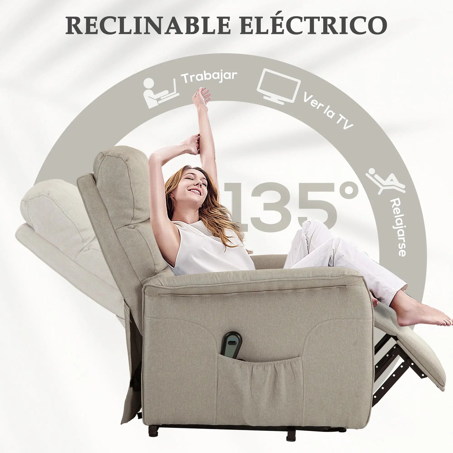 🛋️ Sillón Relax Eléctrico MODELO IMPERIAL – Levanta Personas image 7