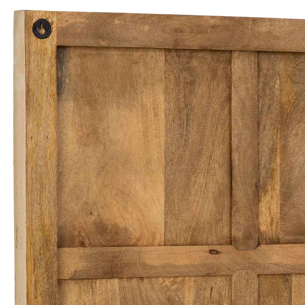 CABECERO DALIAN ARTESANAL BLANCO DE MADERA MACIZA 130 image 4