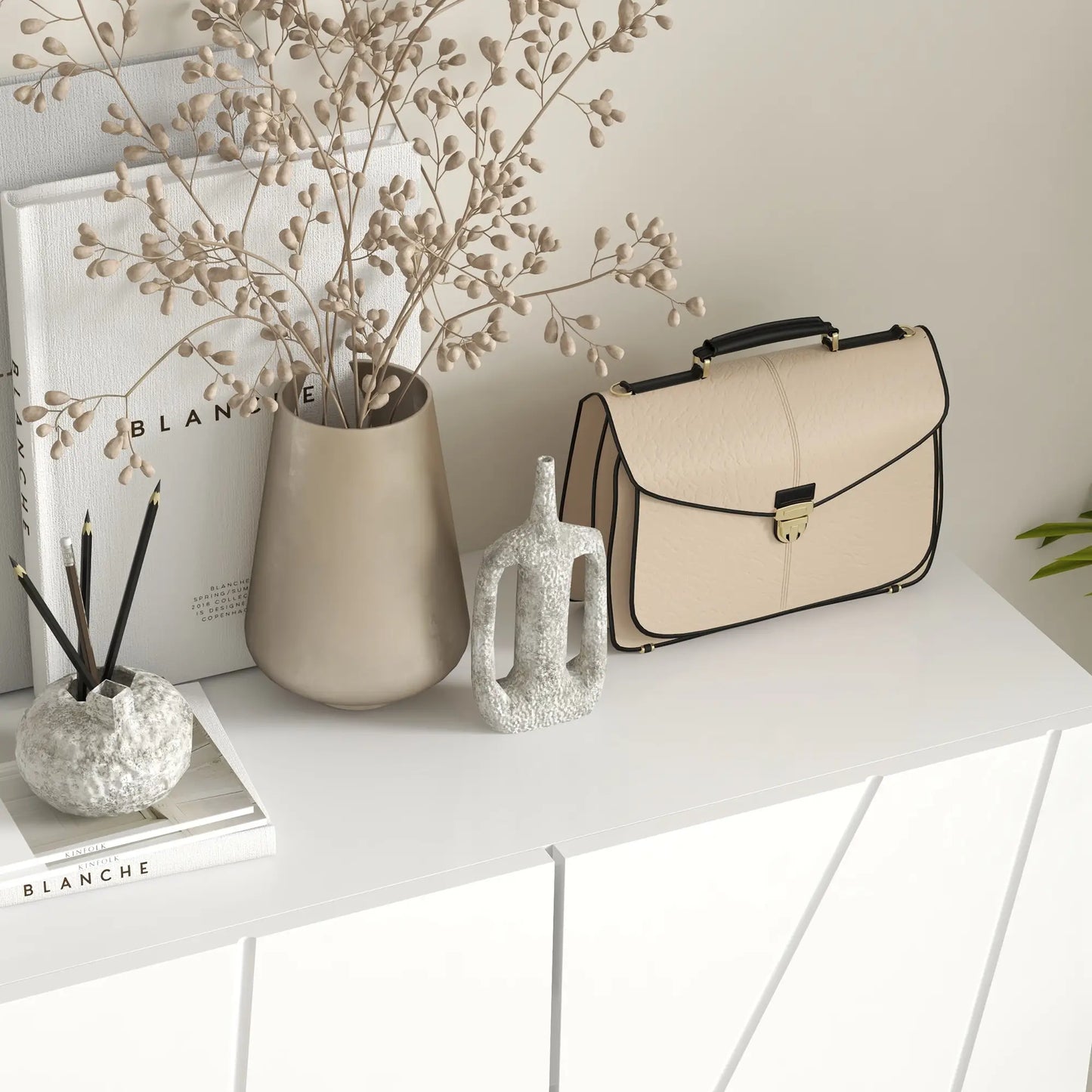 ARMARIO ZAPATERO BLANCO CON ESTANTES AJUSTABLES Y CIERRE SUAVE image 6