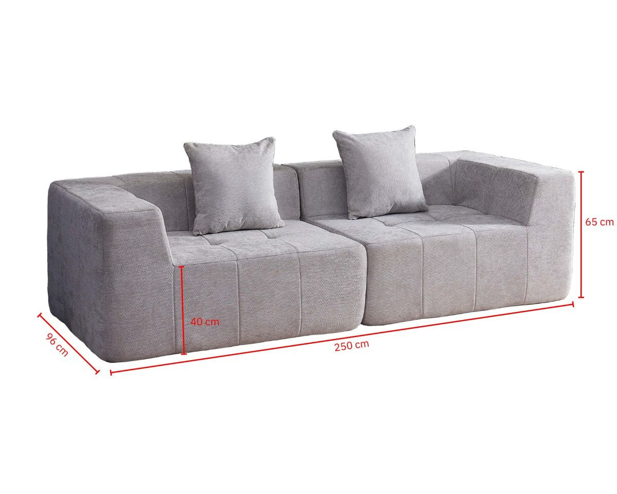 SOFÁ 3 PLAZAS KEN COMFORT – SOFÁ ENVASADO AL VACÍO MODERNO image 1