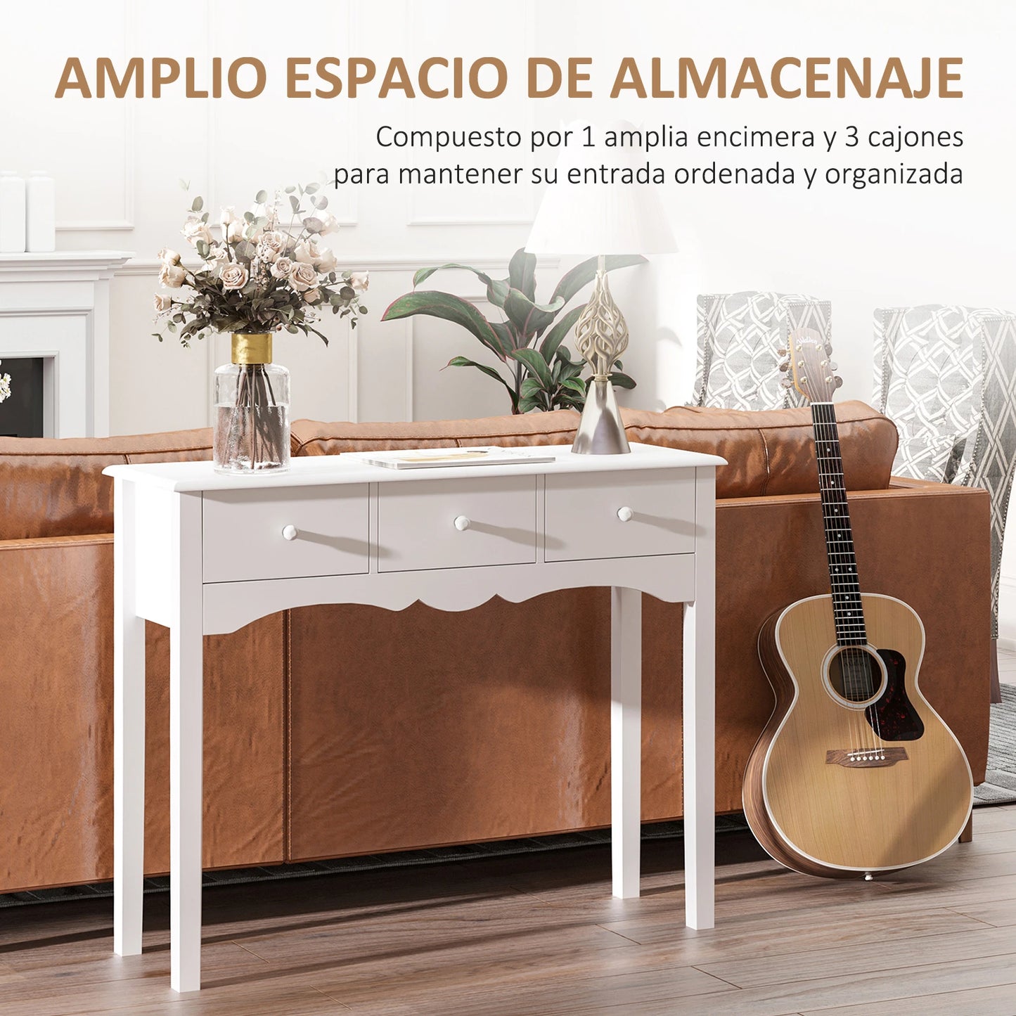CONSOLA BLANCA VINTAGE PURE image 6