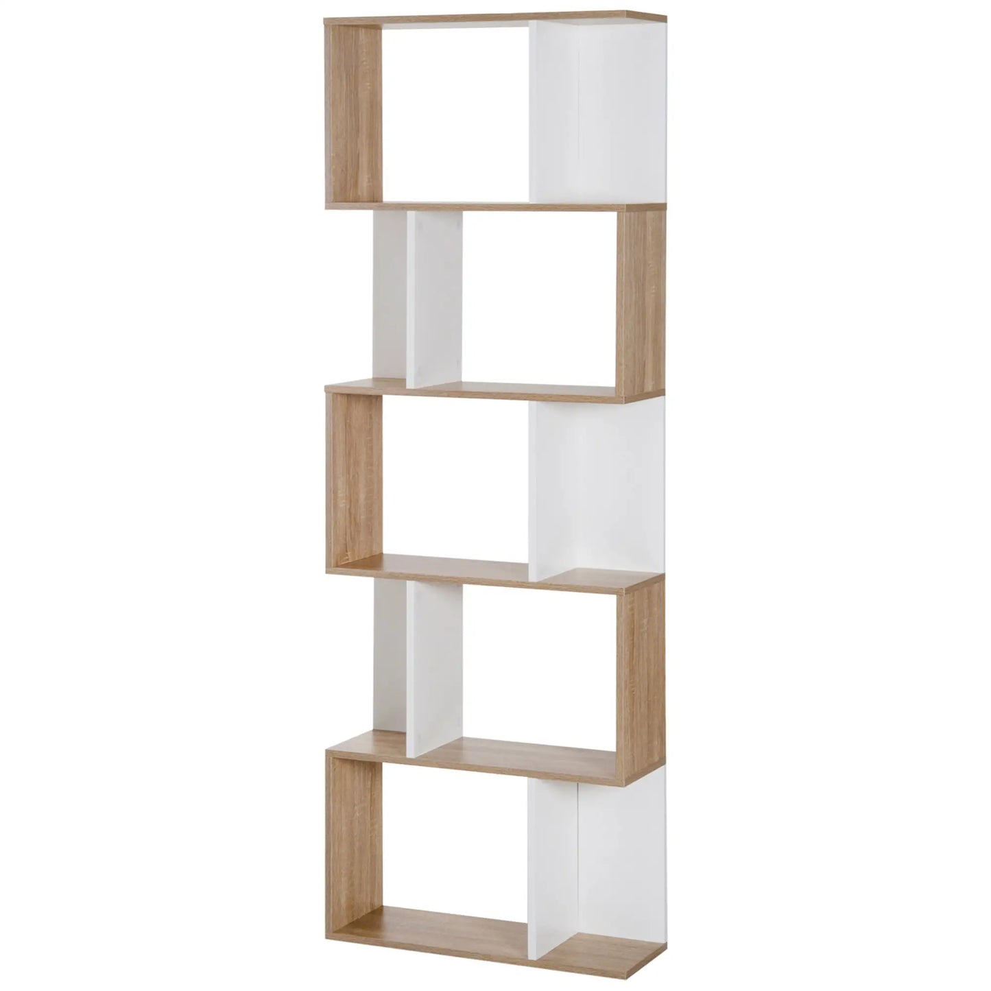 📚 Estantería Diseño S ZIGZAG – 5 Niveles 184 cm