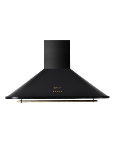 Campana de pared estilo rústico Johnson 90 cm Negra image 0