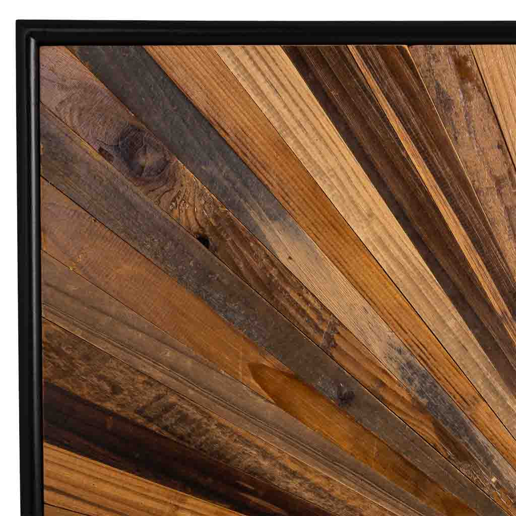 ARMARIO ALTO TAKI DE MADERA RECUPERADA NEGRA image 7