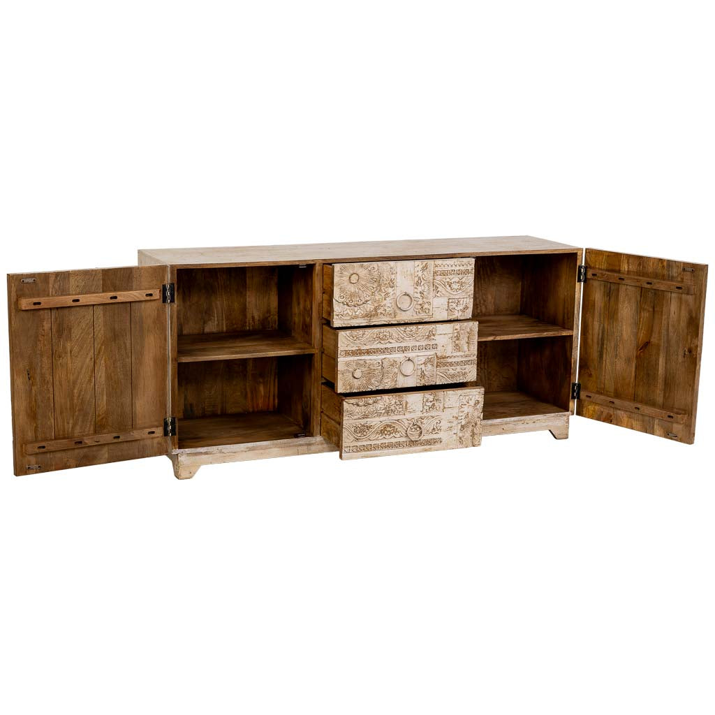 APARADOR DALIAN WHITE CLASSIC ARTESANAL image 1