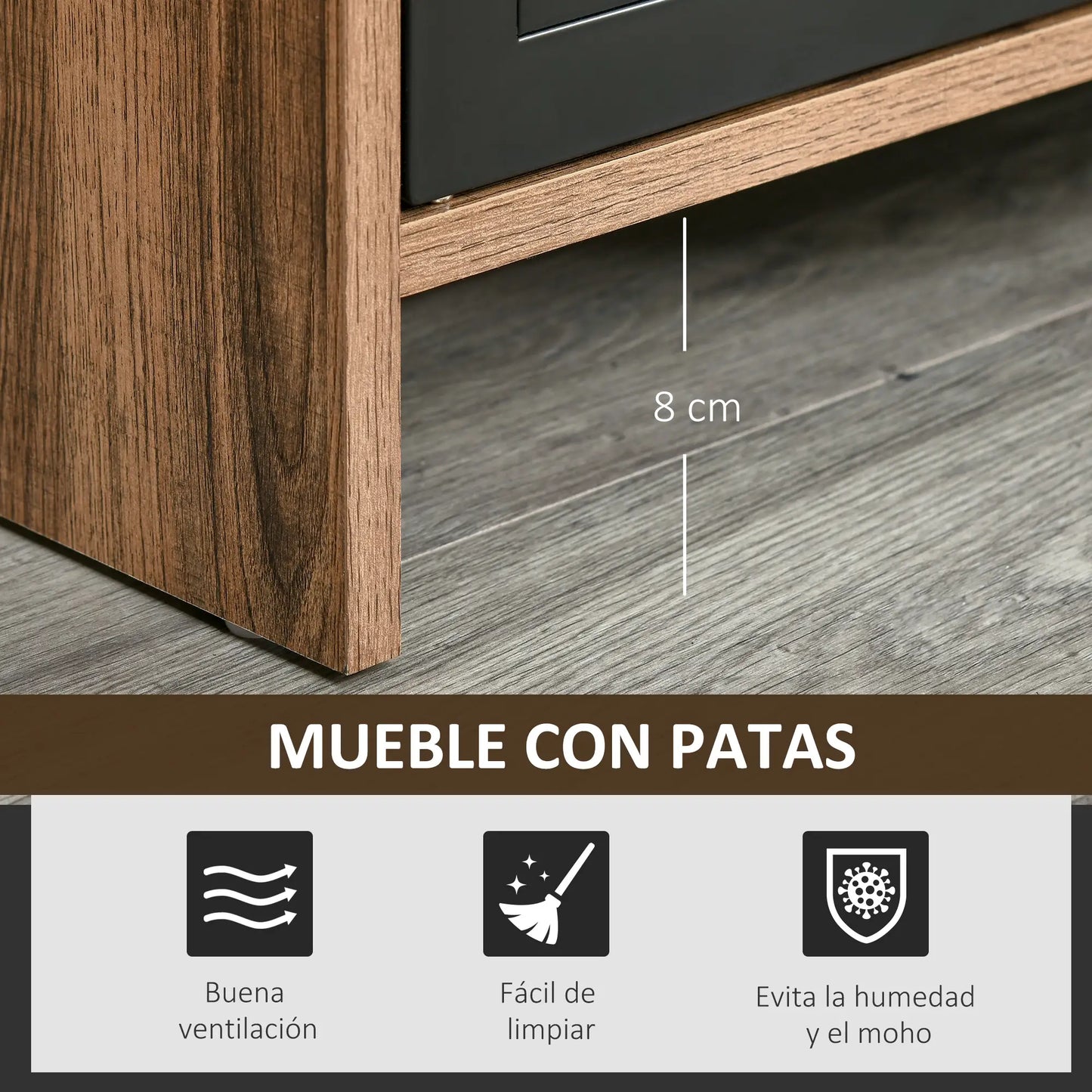 MUEBLE TV INDUSTRIAL 109 CM image 6