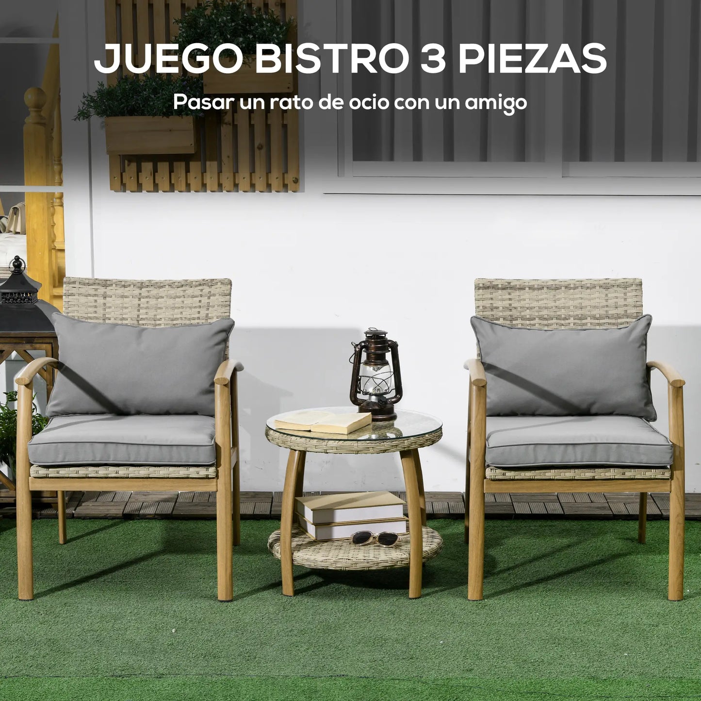 CONJUNTO BISTRÓ RATÁN ATLAS 3 PIEZAS EXTERIOR image 6