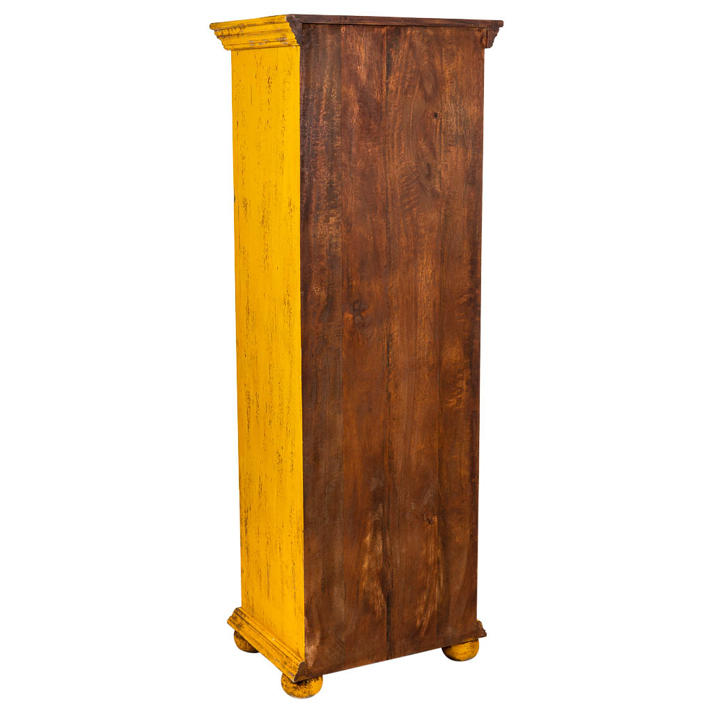 ARMARIO DALIAN YELLOW COMPACT ARTESANAL DE MADERA MACIZA image 6