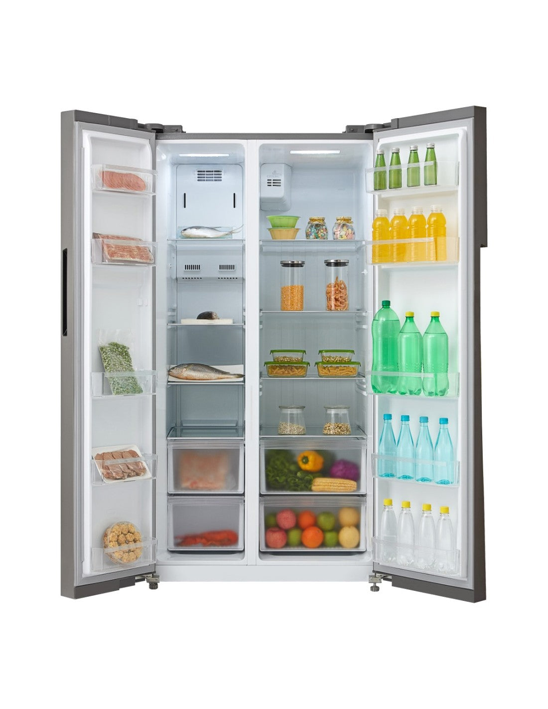 ❄️ Frigorífico Americano Johnson JRSS1779ENX 177 cm Inox – 548L No Frost con Display