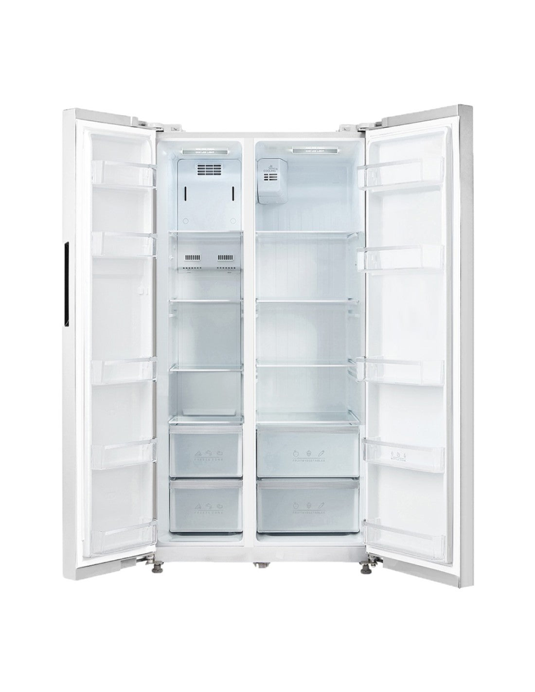 ❄️ Frigorífico Americano Johnson JRSS1779ENW 177 cm Blanco – 548L No Frost con Display