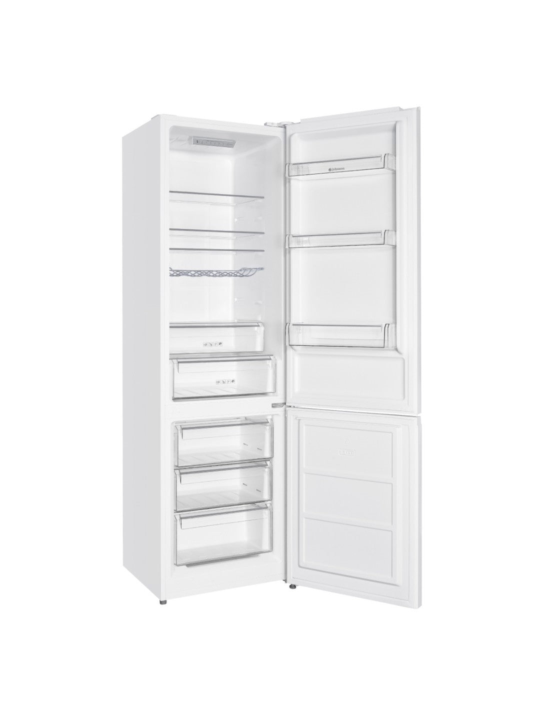 ❄️ Frigorífico Combi Johnson JRC200ENW1 201 cm Blanco – 326L No Frost