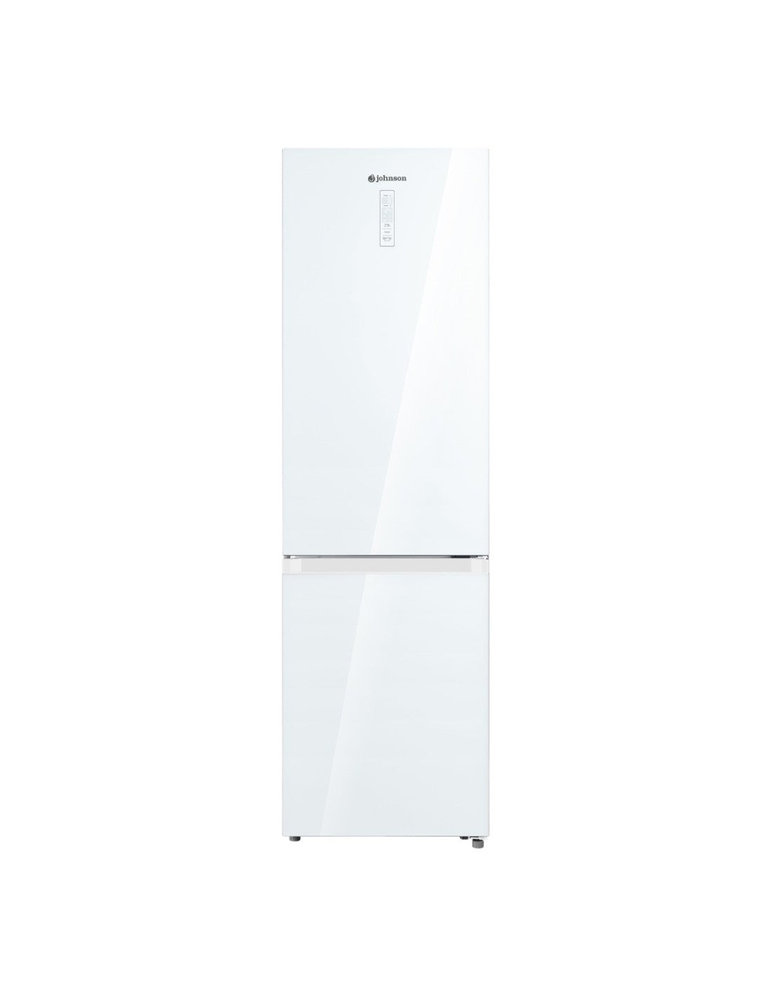 ❄️ Frigorífico Combi Johnson JRC201EN2GW 202 cm Cristal Blanco – 378L No Frost Inverter