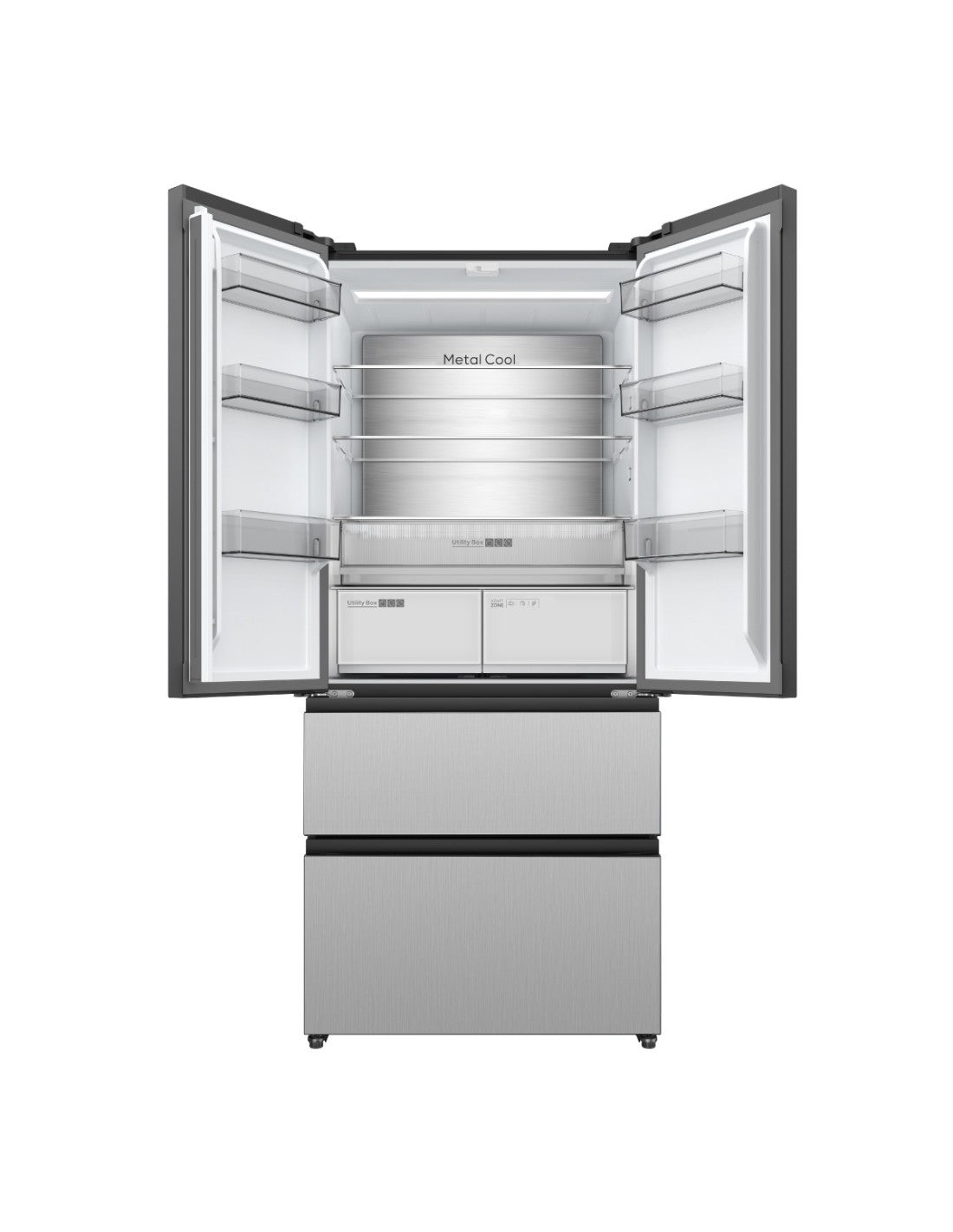 ❄️ Frigorífico Francés Johnson JRFS1985ENX 190 cm Inox – 458L No Frost Inverter