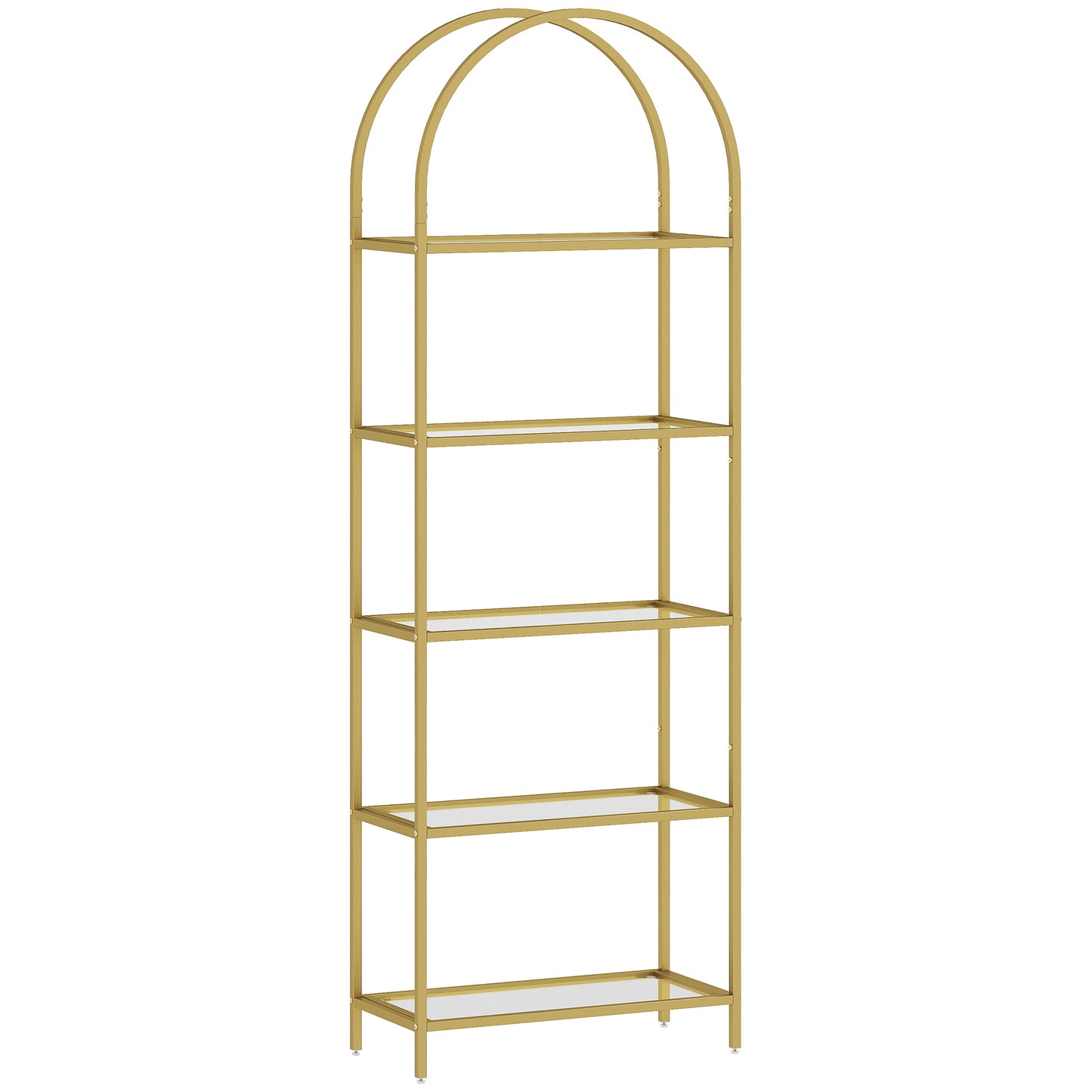 ✨ Librería Modelo AUREA – Elegancia en Cristal y Dorado