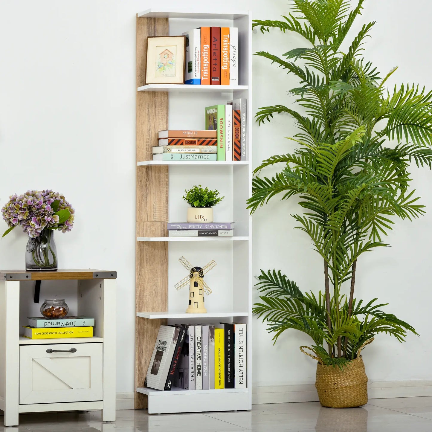 📚 Estantería de Almacenaje STORAGE SLIM 5 – 170 cm