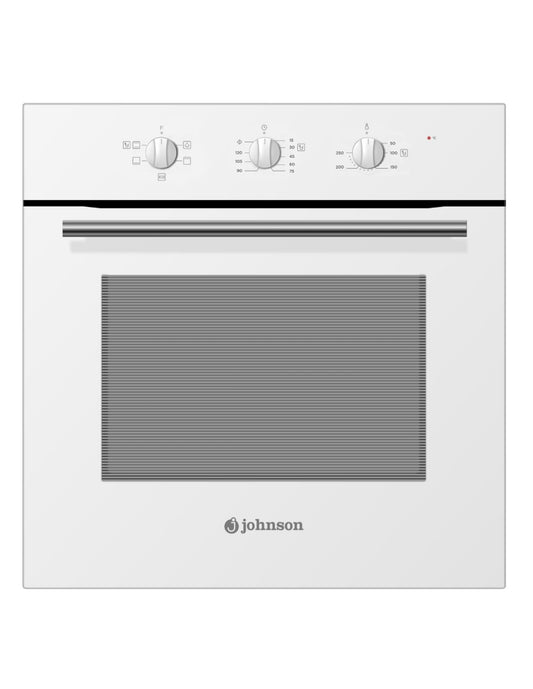 🔥 Horno Multifunción Johnson JOR70CB Blanco – 70L con 4 Funciones y AquaClean