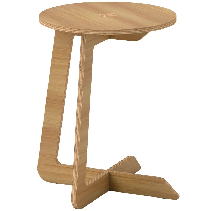 ☕ Mesa Auxiliar FLOW C – Diseño en C 50 cm