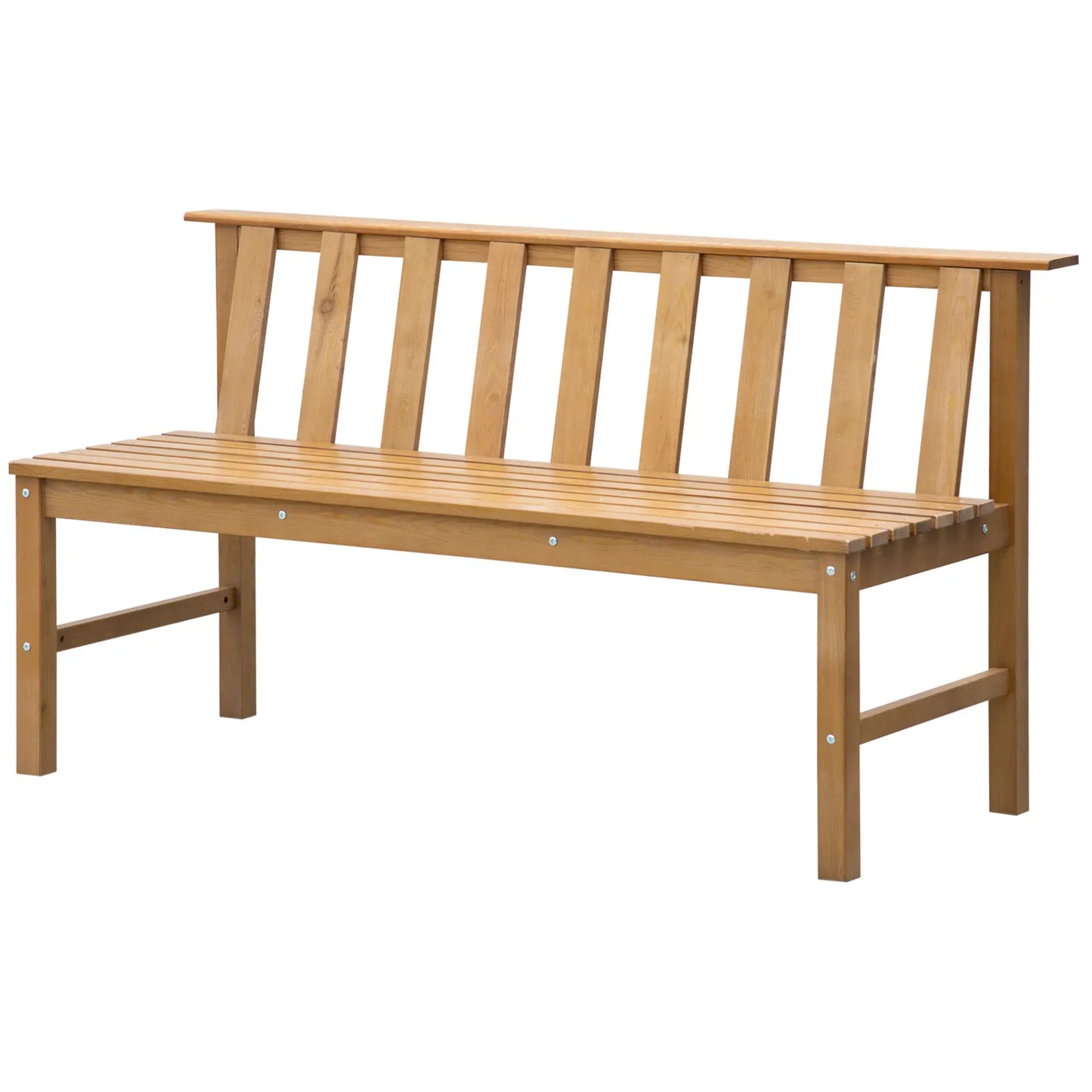 🌿 Banco de Jardín RUSTIC PLUS 3 Plazas