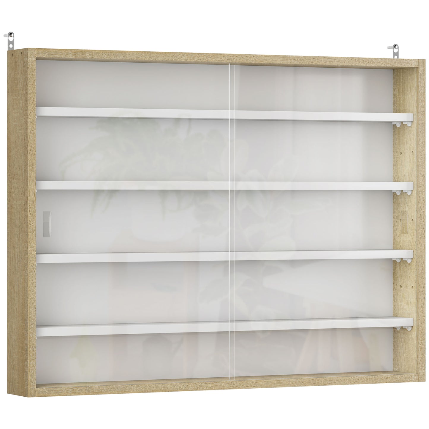 🪟 Vitrina de Pared DISPLAY GLASS – 80 cm con Puertas Correderas