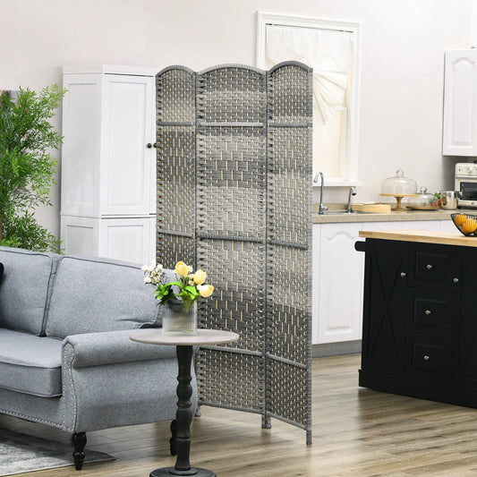 🚪 BIOMBO SEPARADOR DE AMBIENTES PLEGABLE 3 PANELES 135x180 CM – PRIVACIDAD Y ESTILO PARA TU HOGAR