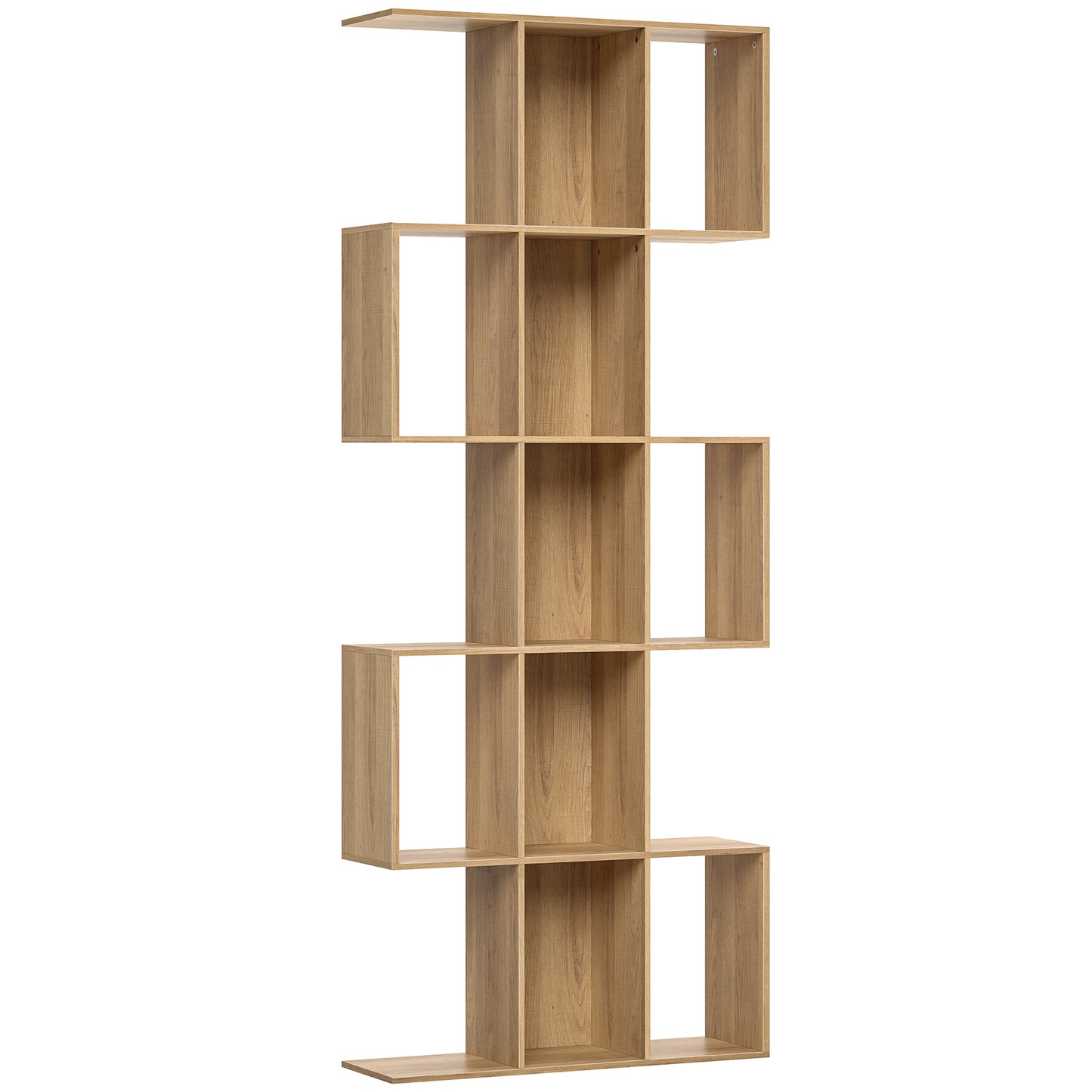 📚 Librería Modelo ZIGZAG – Diseño en S de Gran Capacidad