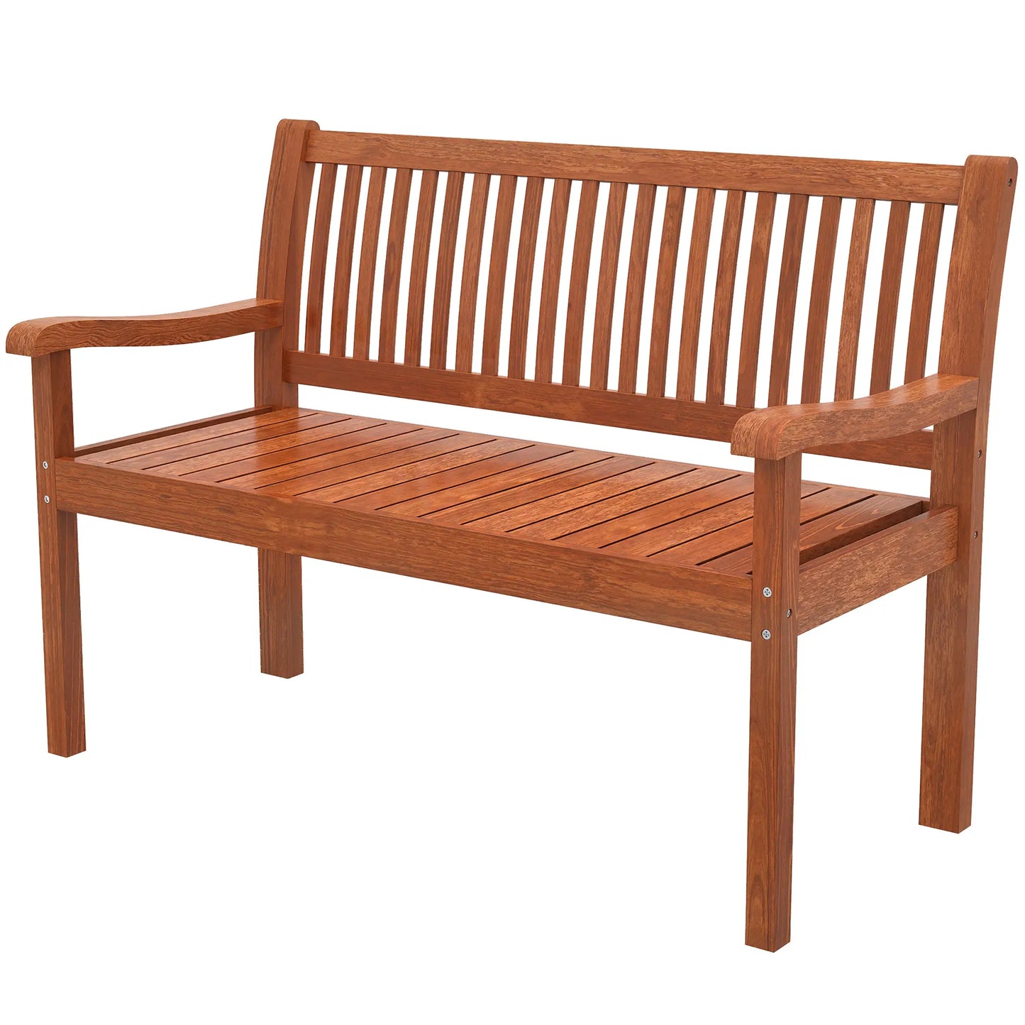 🌿 Banco de Jardín Modelo Natura Cover 2 Plazas Madera con Funda Impermeable