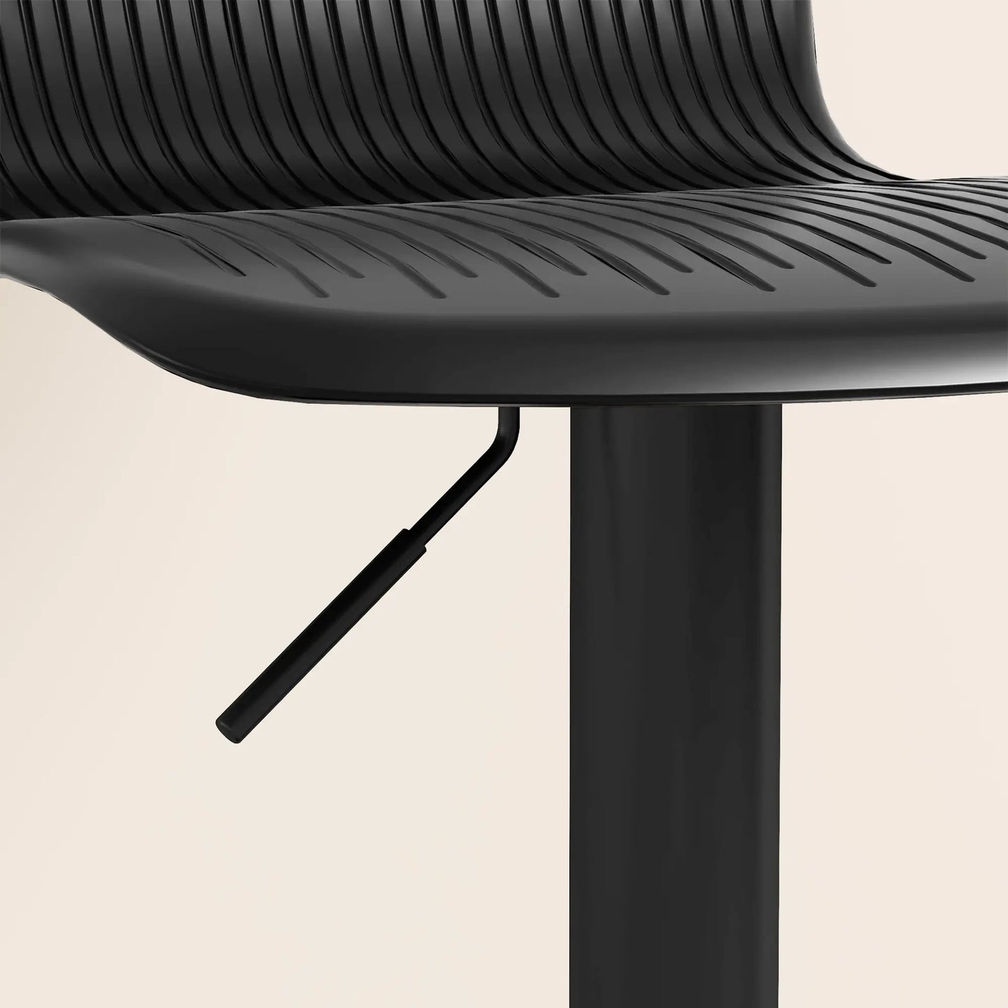 🪑 Conjunto de 2 Taburetes Altos de Cocina Giratorios y Regulables – Con Respaldo y Reposapiés en Blanco o Negro