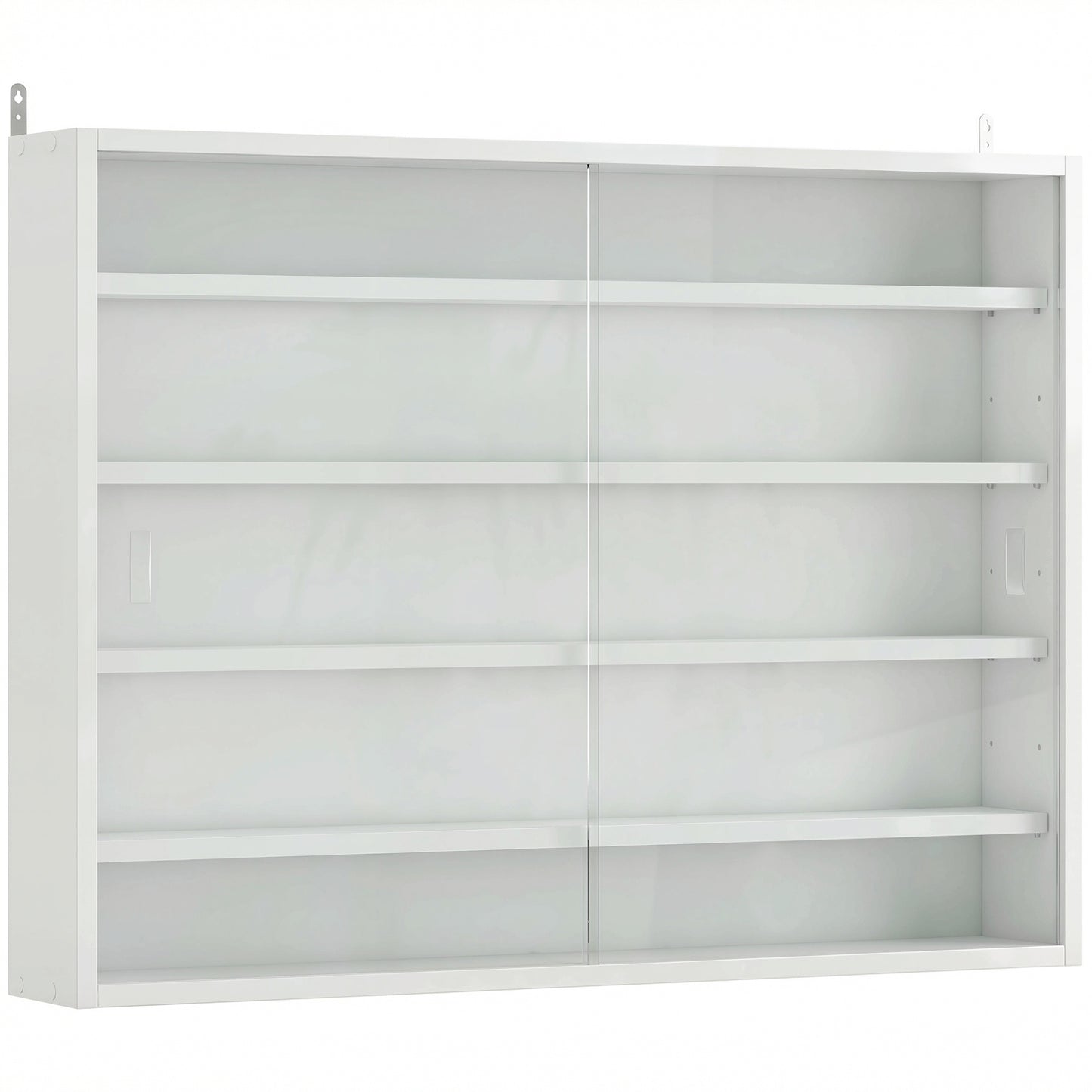 🪟 Vitrina de Pared DISPLAY WHITE – 80 cm con Puertas Correderas
