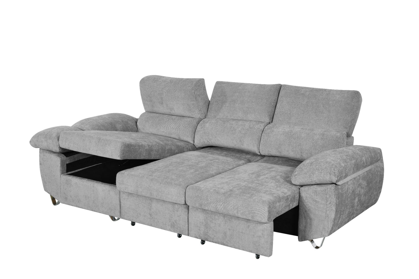 🛋️ CHAISE LONGUE CAMA ABAD · EXTRAÍBLE · RECLINABLE · CON ARCÓN