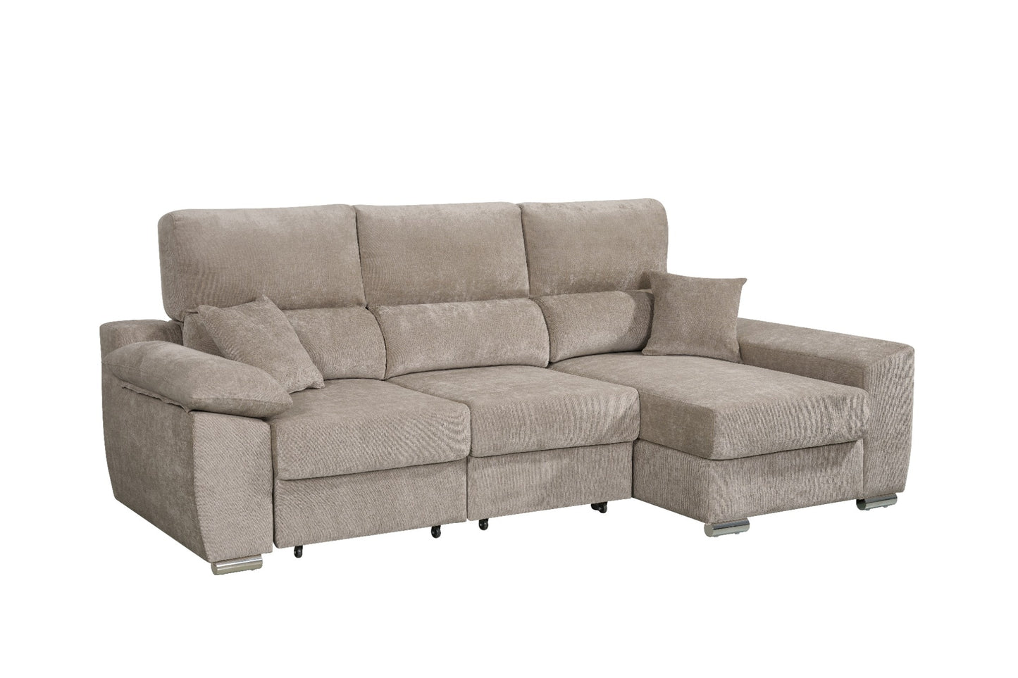 🛋️ CHAISE LONGUE CAMA PEDRO · EXTRAÍBLE · RECLINABLE · CON ARCÓN