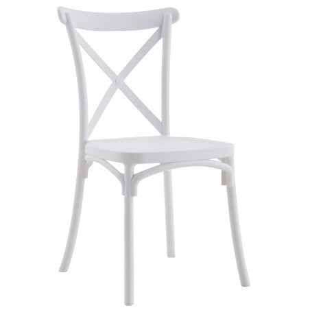 🪑 Silla CORFÚ Blanca | Mobiliario Contract