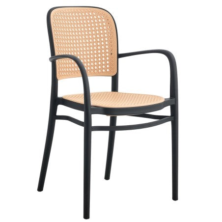 🪑 Sillón FUNCHAL 97 Negro y Beige | Mobiliario Contract
