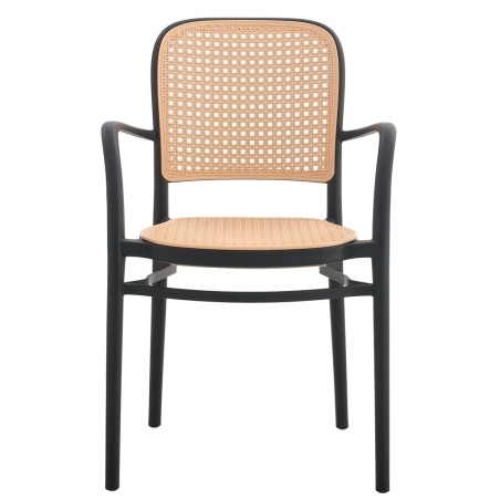 🪑 Sillón FUNCHAL 97 Negro y Beige | Mobiliario Contract