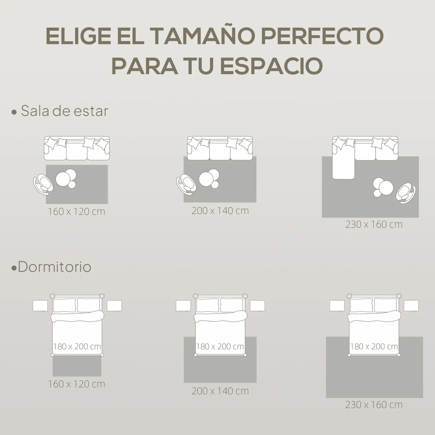 🏡 ALFOMBRA DE SALÓN 230 × 160 CM – DISEÑO MODERNO, PELO CORTO Y BASE ANTIDESLIZANTE