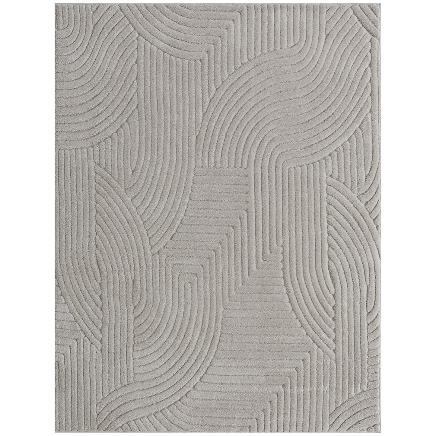 🏡 ALFOMBRA DE SALÓN 230 × 160 CM – DISEÑO MODERNO, PELO CORTO Y BASE ANTIDESLIZANTE