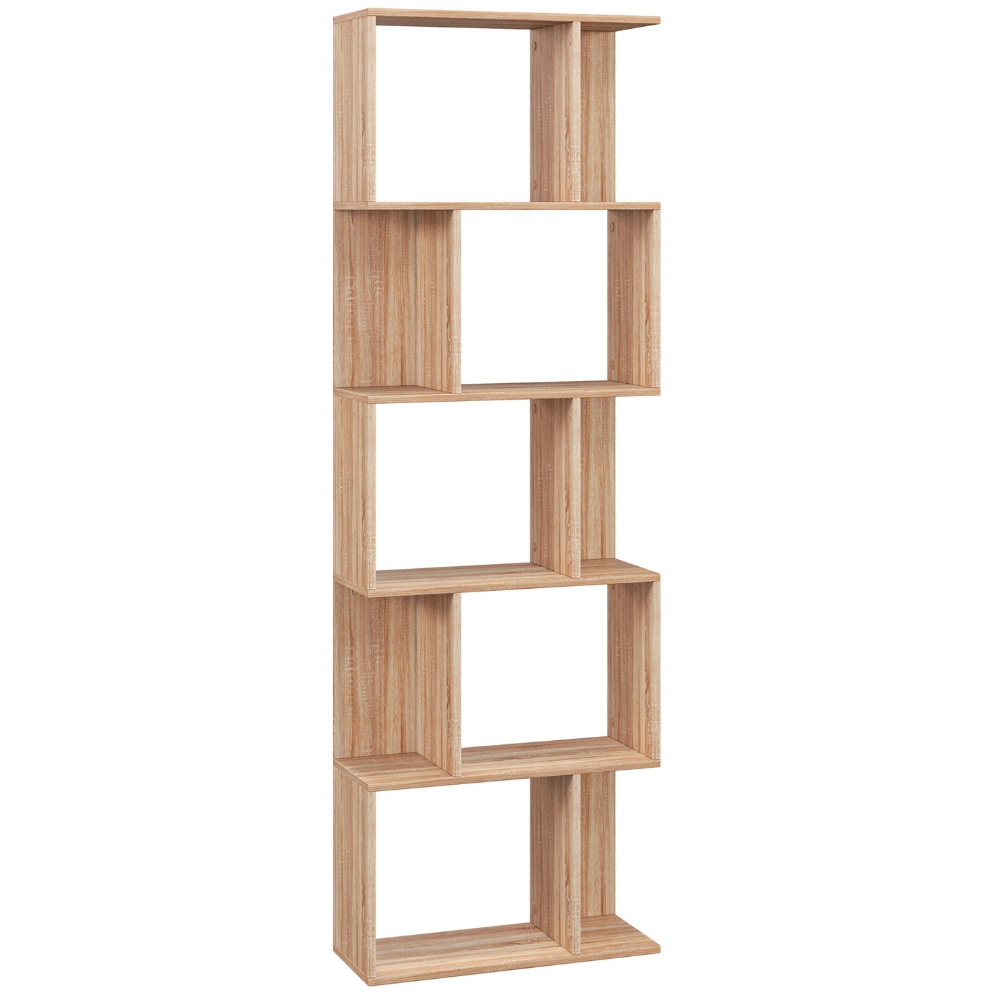 📚 Librería Diseño ONDA – Estantería en Forma de S 5 Niveles